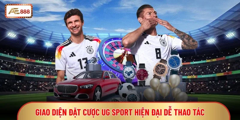 UG Sport - Nền Tảng Cá Cược Thể Thao Trực Tuyến Quốc Tế 3 Giao diện đặt cược UG Sport hiện đại dễ thao tác